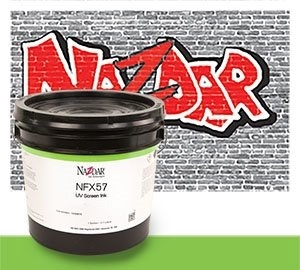 NAZDAR NFX57 HIGH GLOSS ANTI-GRAFFITI UV SCREEN INK